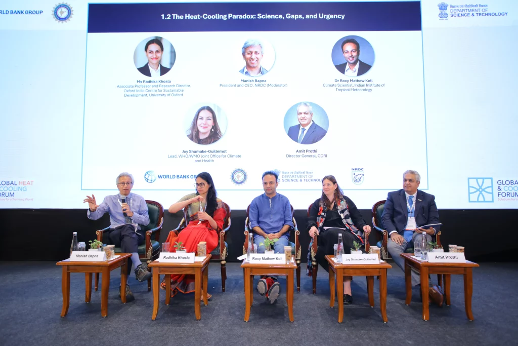 Taking conversations from frameworks to action at GHCF 2025. Emphasizing enabling policies that turn heat resilience into on-ground impact